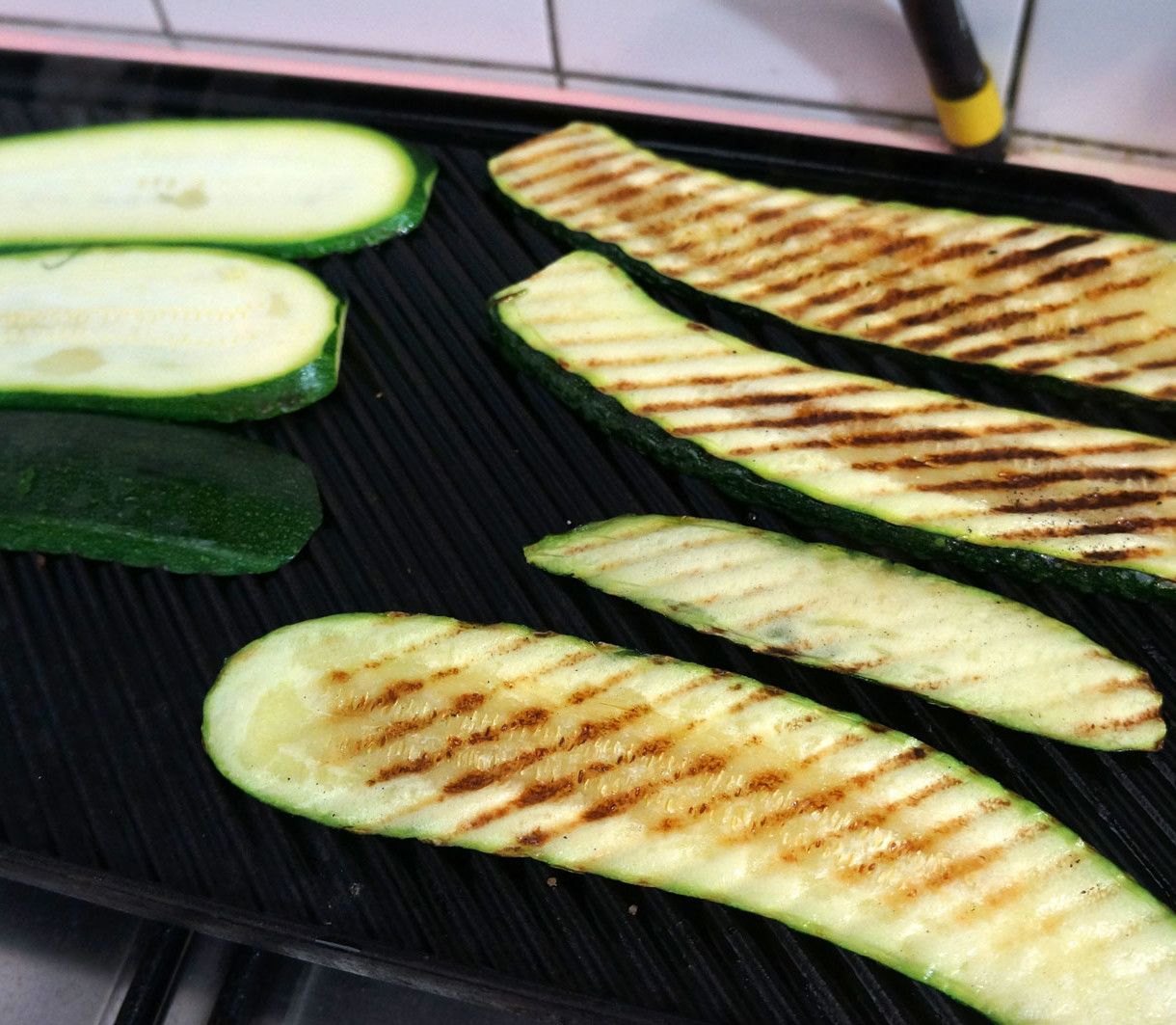 courgette op de grill